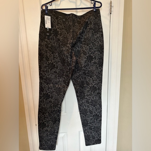 NWT grey/black damask pattern tailored pants - Picture 3 of 3